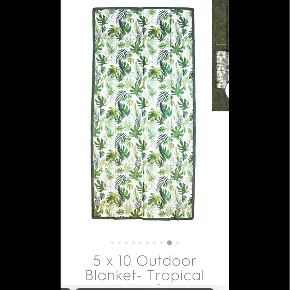 Little unicorn midnight poppy outdoor blanket 5x10ft - Picture 7 of 12